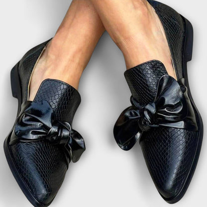 Natividad | Mocasines Elegantes con Lazo Decorativo