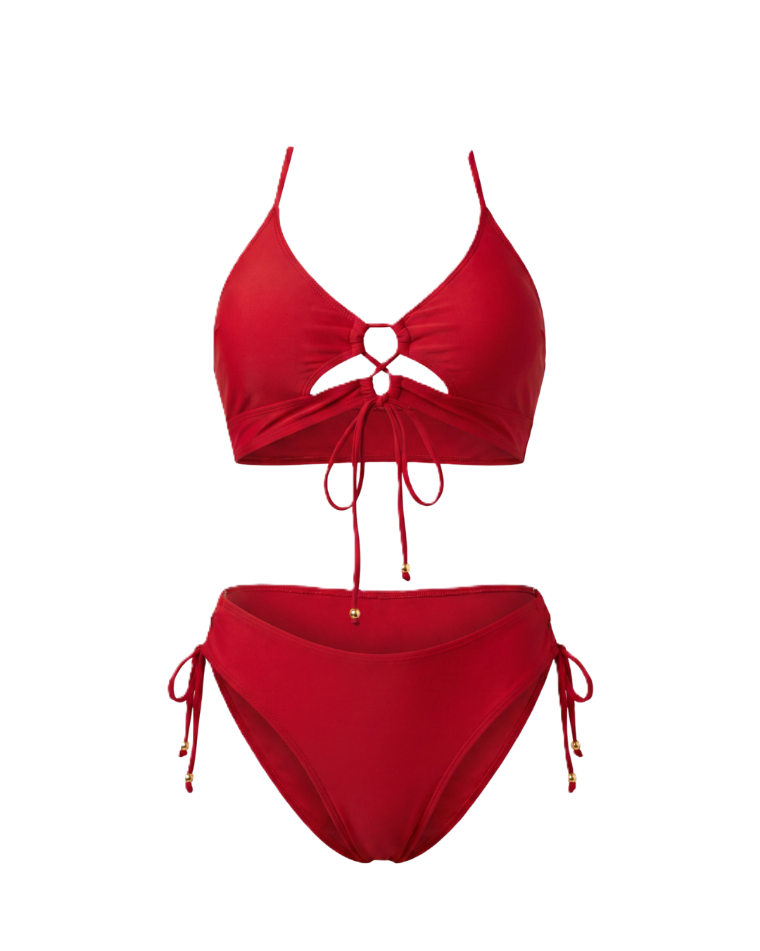 Casiana | Bikini con lazada frontal y estampado animal print