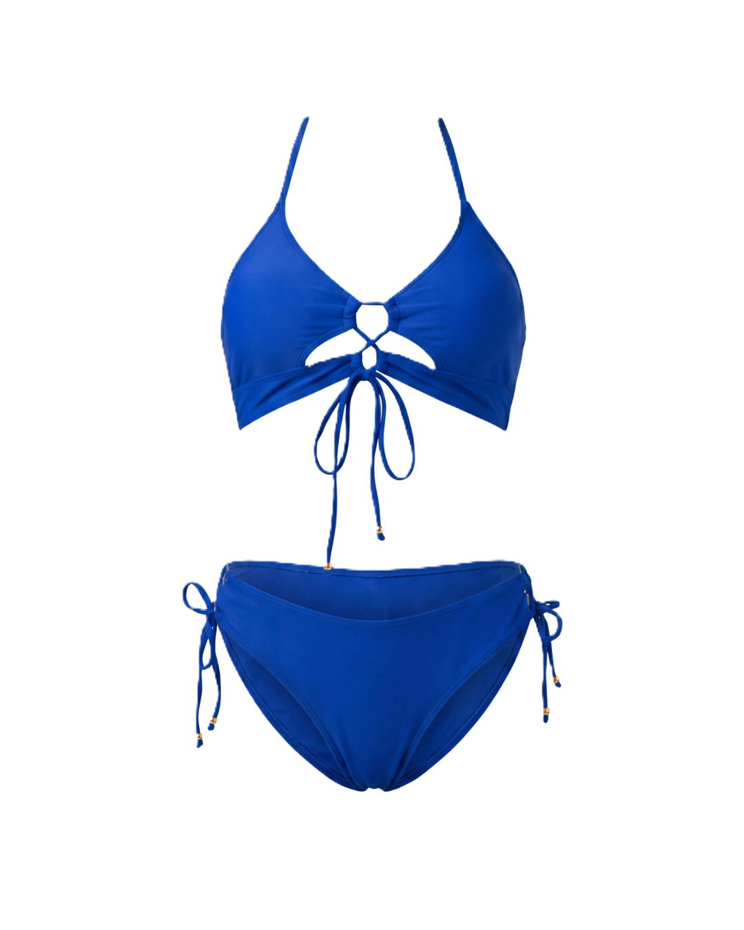 Casiana | Bikini con lazada frontal y estampado animal print