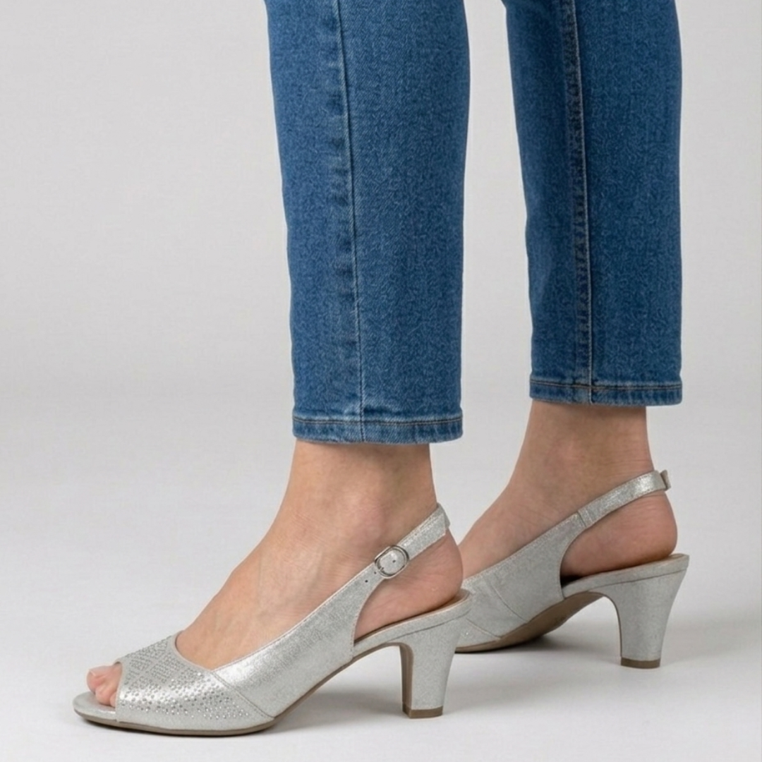Paloma | Sandalia de Tacón Cómoda