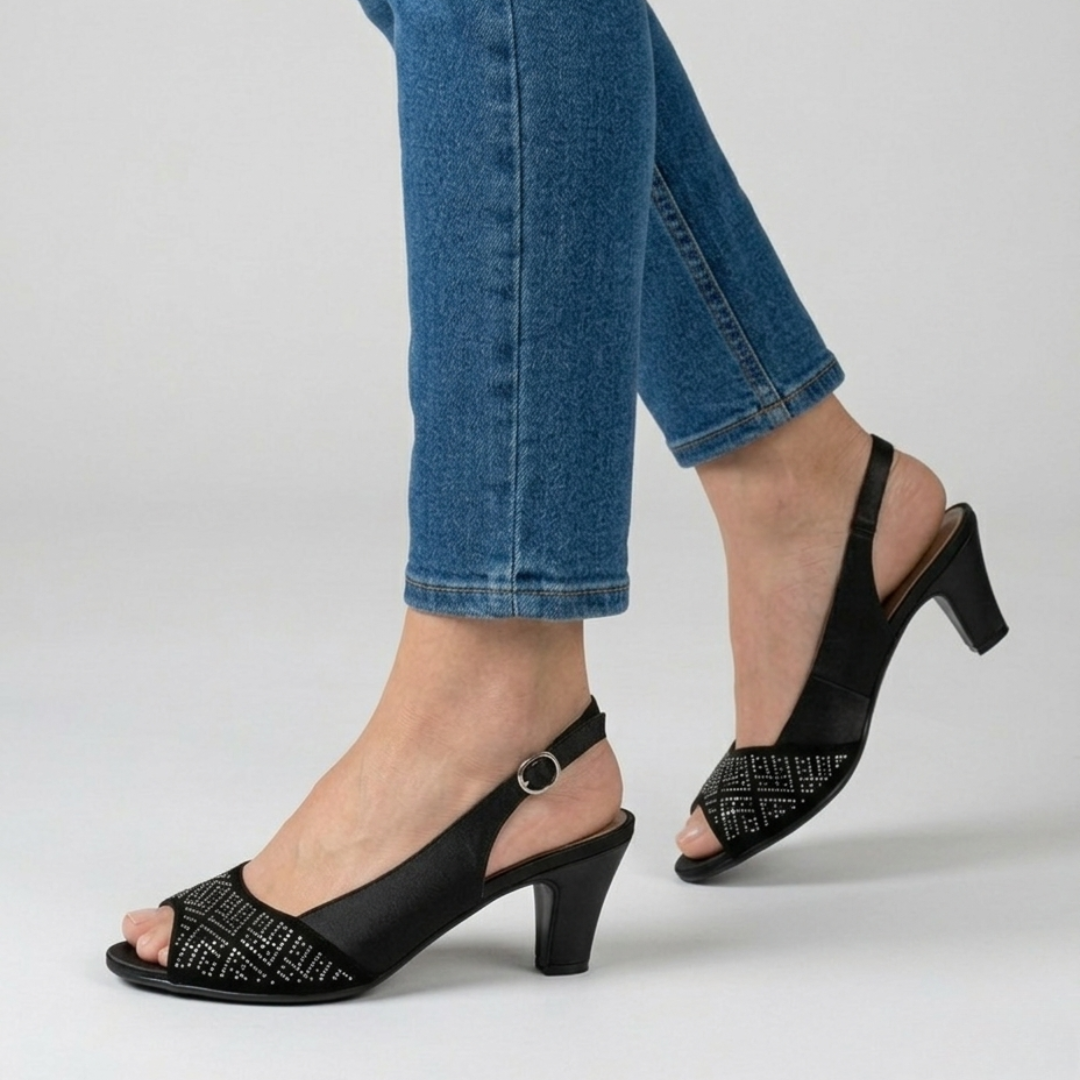 Paloma | Sandalia de Tacón Cómoda