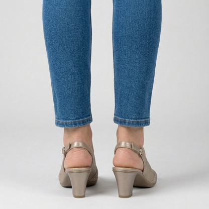 Paloma | Sandalia de Tacón Cómoda