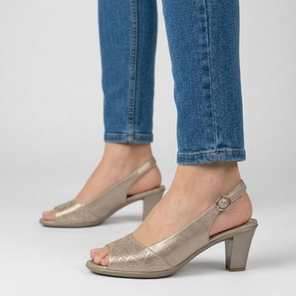 Paloma | Sandalia de Tacón Cómoda