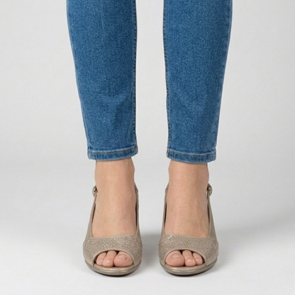 Paloma | Sandalia de Tacón Cómoda