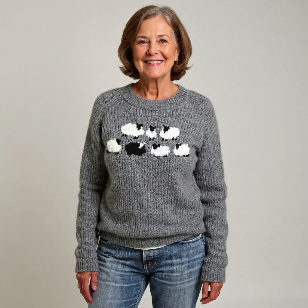 Maura | Suéter de punto vintage estilo isla