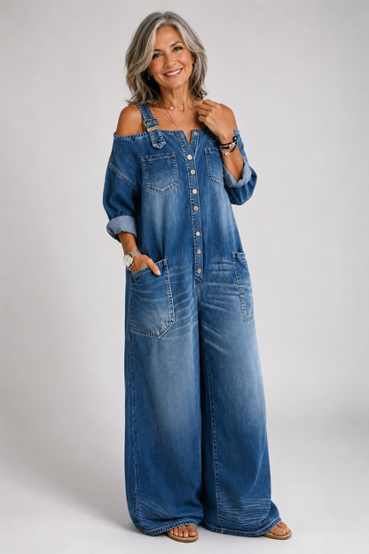 Ludovina | Camisa vaquera oversize de manga larga
