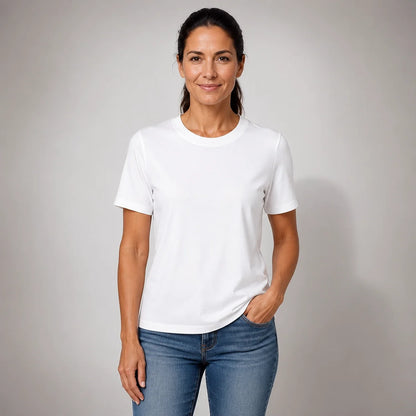Josefa | Camiseta Básica de Color Liso