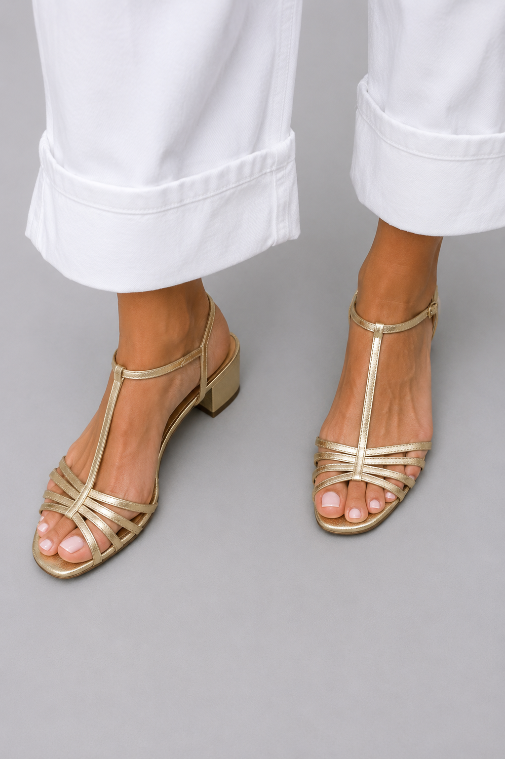 Ester | Sandalias de Tacón Bajo