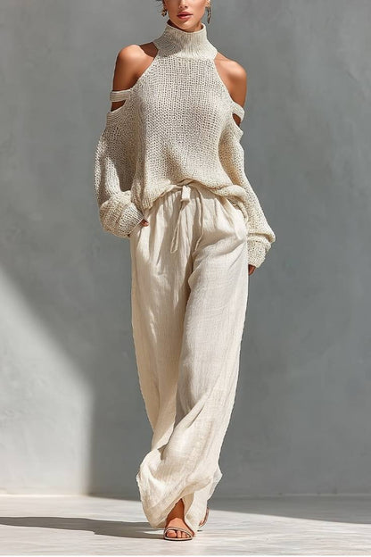 Malena | Conjunto de tendencia en punto y lino