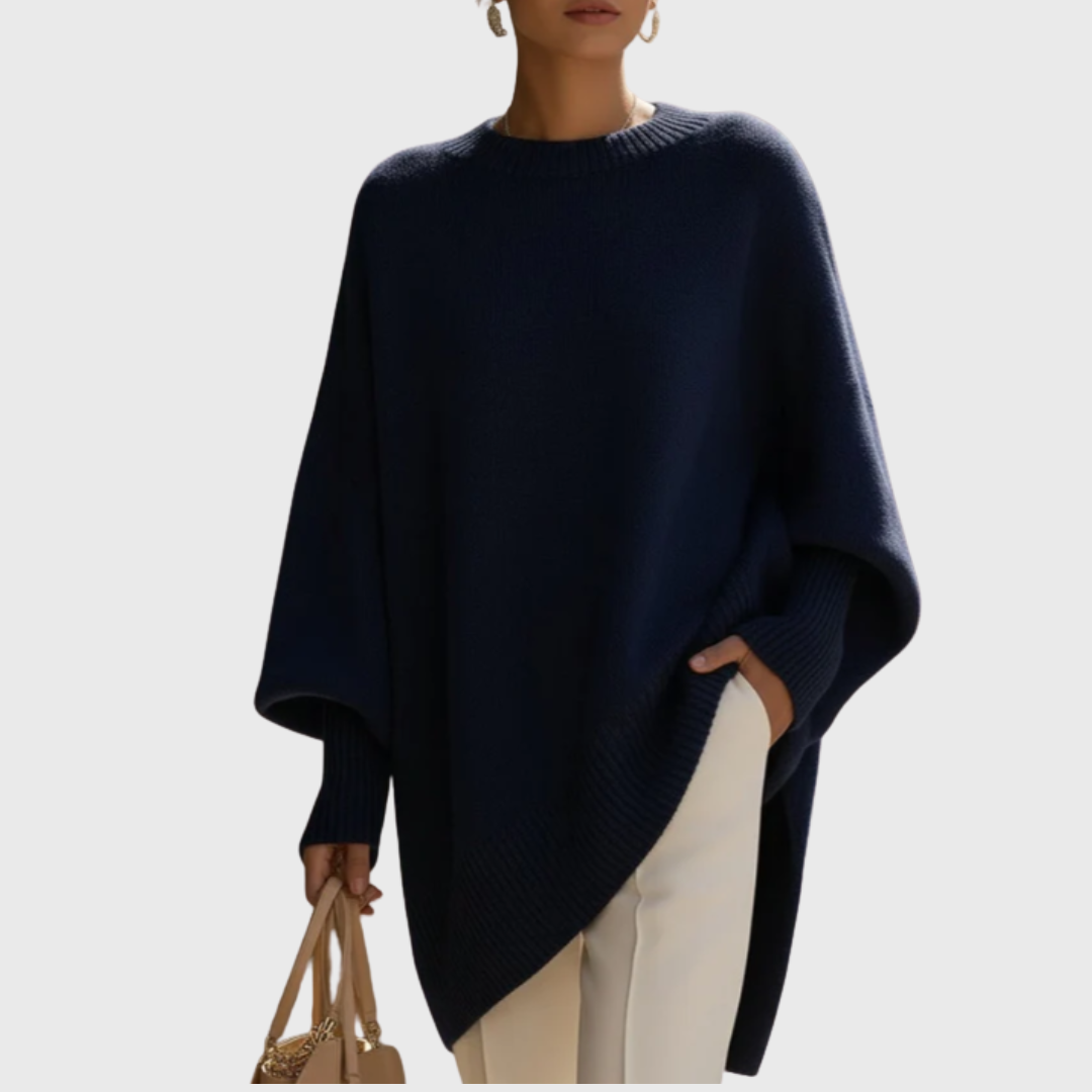 Livia | Poncho de Punto Oversize