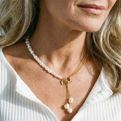 Ángela | elegante de perlas