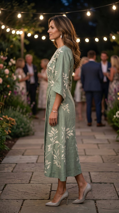 Eden | Vestido Floral de Cintura Alta