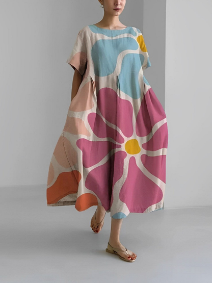 Caetana-Carolina | Vestido Amplio Floral