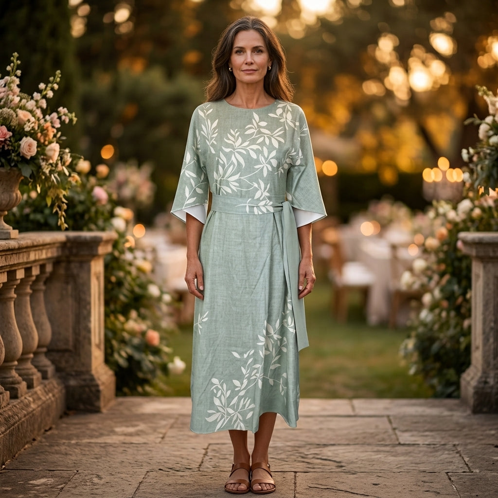 Eden | Vestido Floral de Cintura Alta
