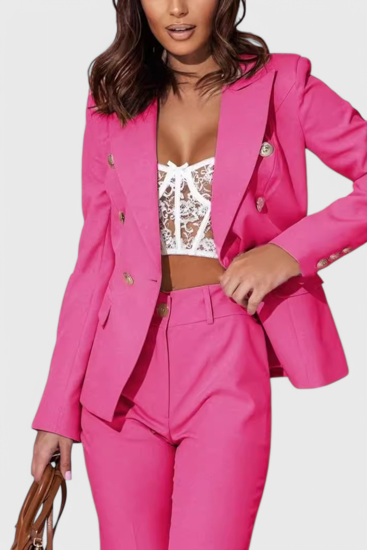 Rosalind | Conjunto de Blazer y Pantalones Elegante