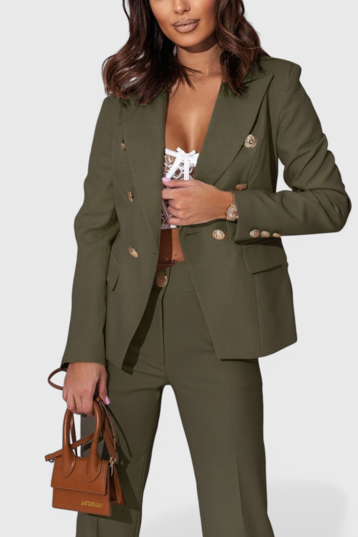 Rosalind | Conjunto de Blazer y Pantalones Elegante