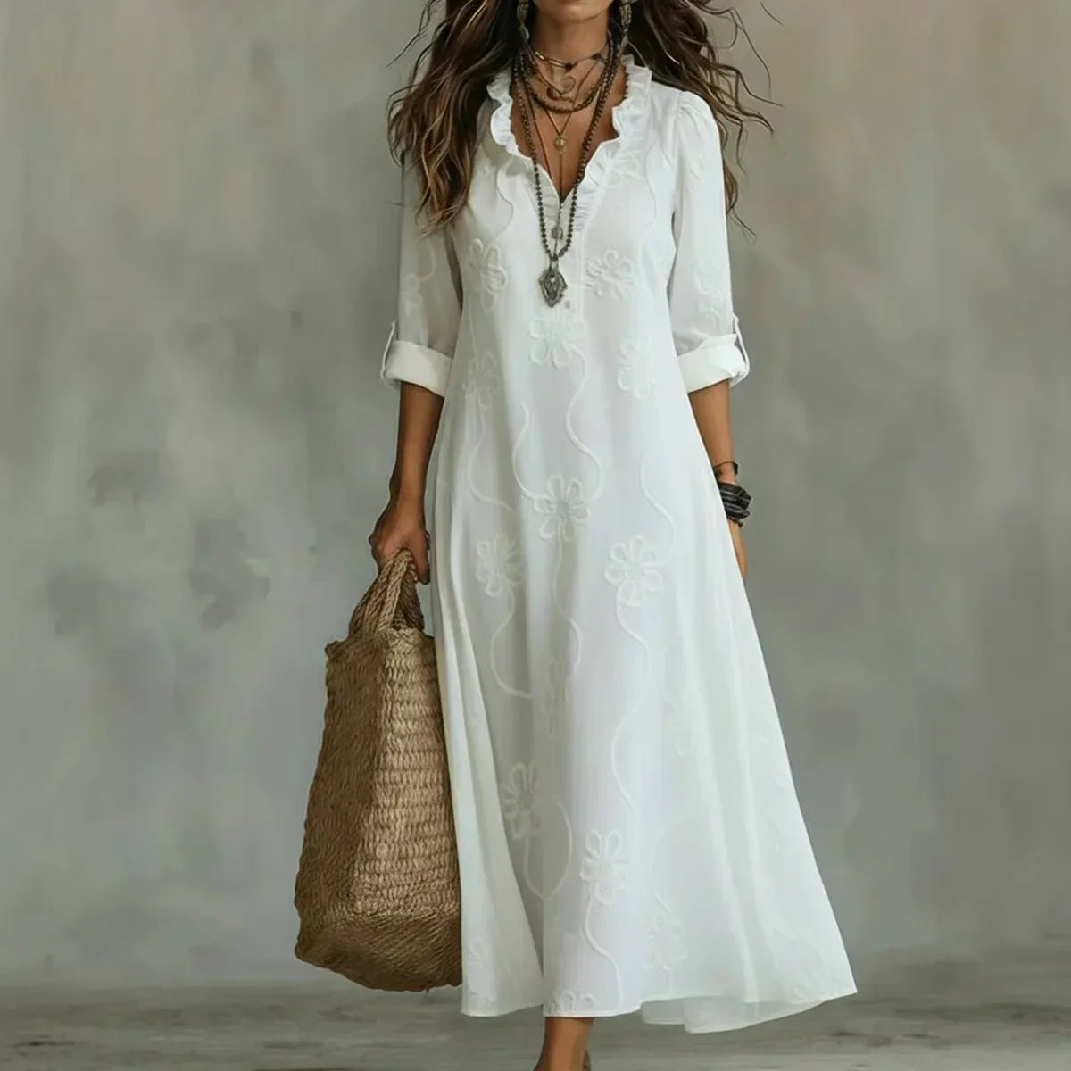 Esther | Vestido Largo Fluido