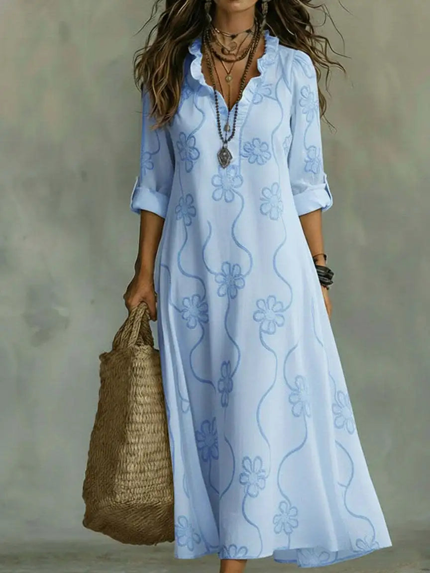 Esther | Vestido Largo Fluido