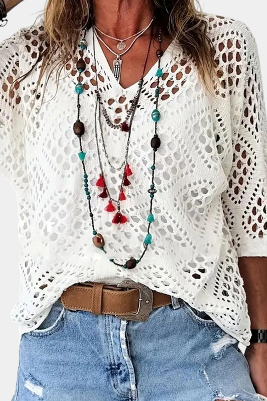 Etelvina | Blusa de Encaje