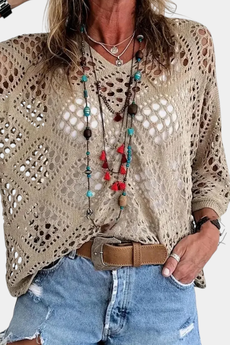 Etelvina | Blusa de Encaje