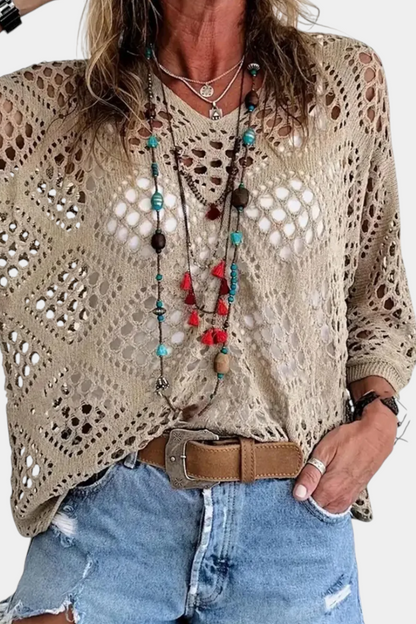 Etelvina | Blusa de Encaje