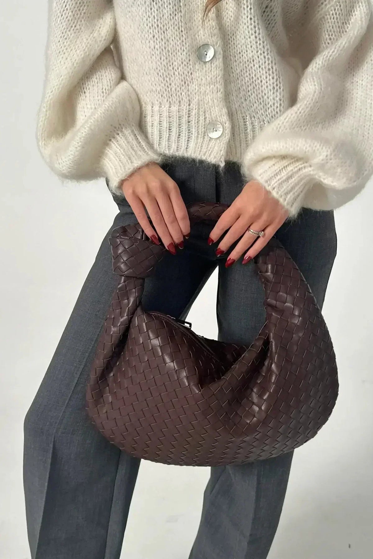 Maxi | Bolso de Hombro Mediano Tejido