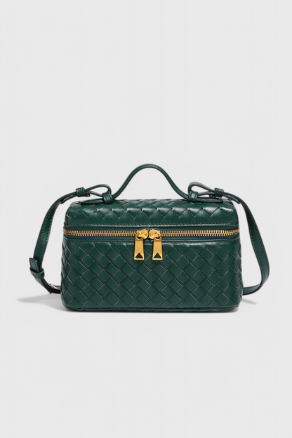 Milla | Bolso Mini Woven con Accesorios Dorados
