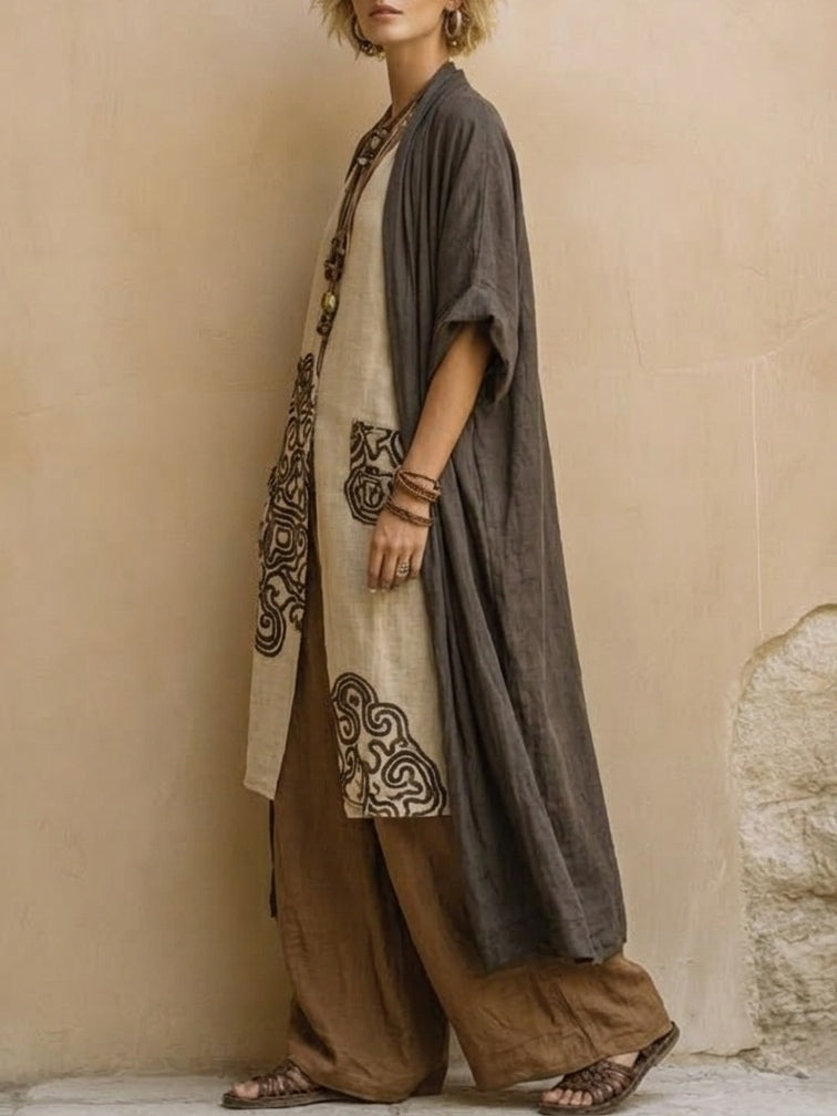 Bruna-Madalena | Conjunto Boho con Bordado