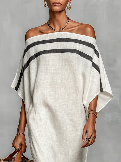 Irma | Vestido Largo con Hombros Descubiertos