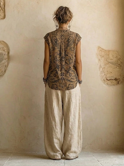 Iara | Conjunto Boho con Túnica Larga
