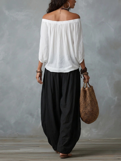 Chelo | Conjunto Boho con Hombros Descubiertos