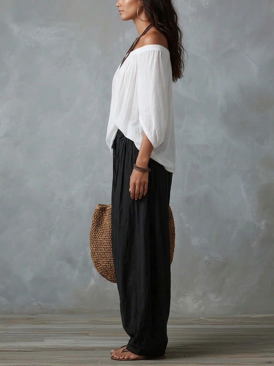 Chelo | Conjunto Boho con Hombros Descubiertos