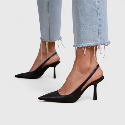 Leonor | Escarpín Slingback de Tacón Fino y Puntera Afilada