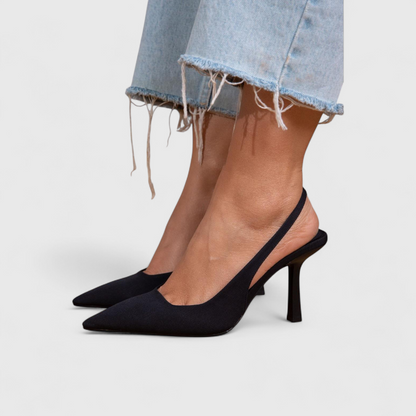 Leonor | Escarpín Slingback de Tacón Fino y Puntera Afilada
