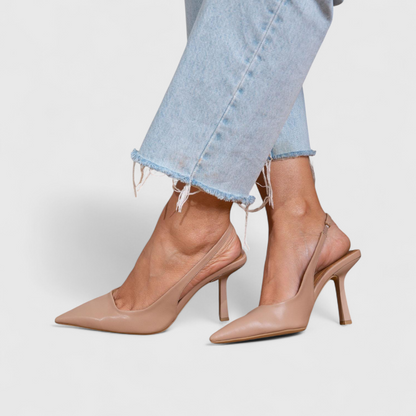Leonor | Escarpín Slingback de Tacón Fino y Puntera Afilada