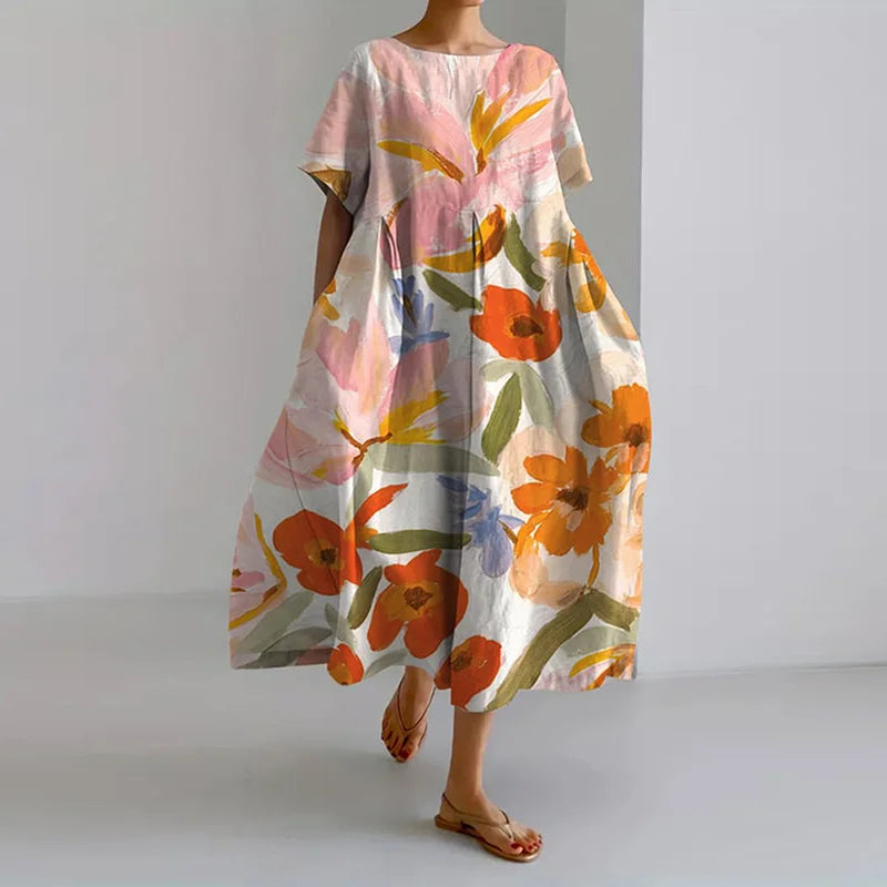 Rosana | Vestido Amplio Floral