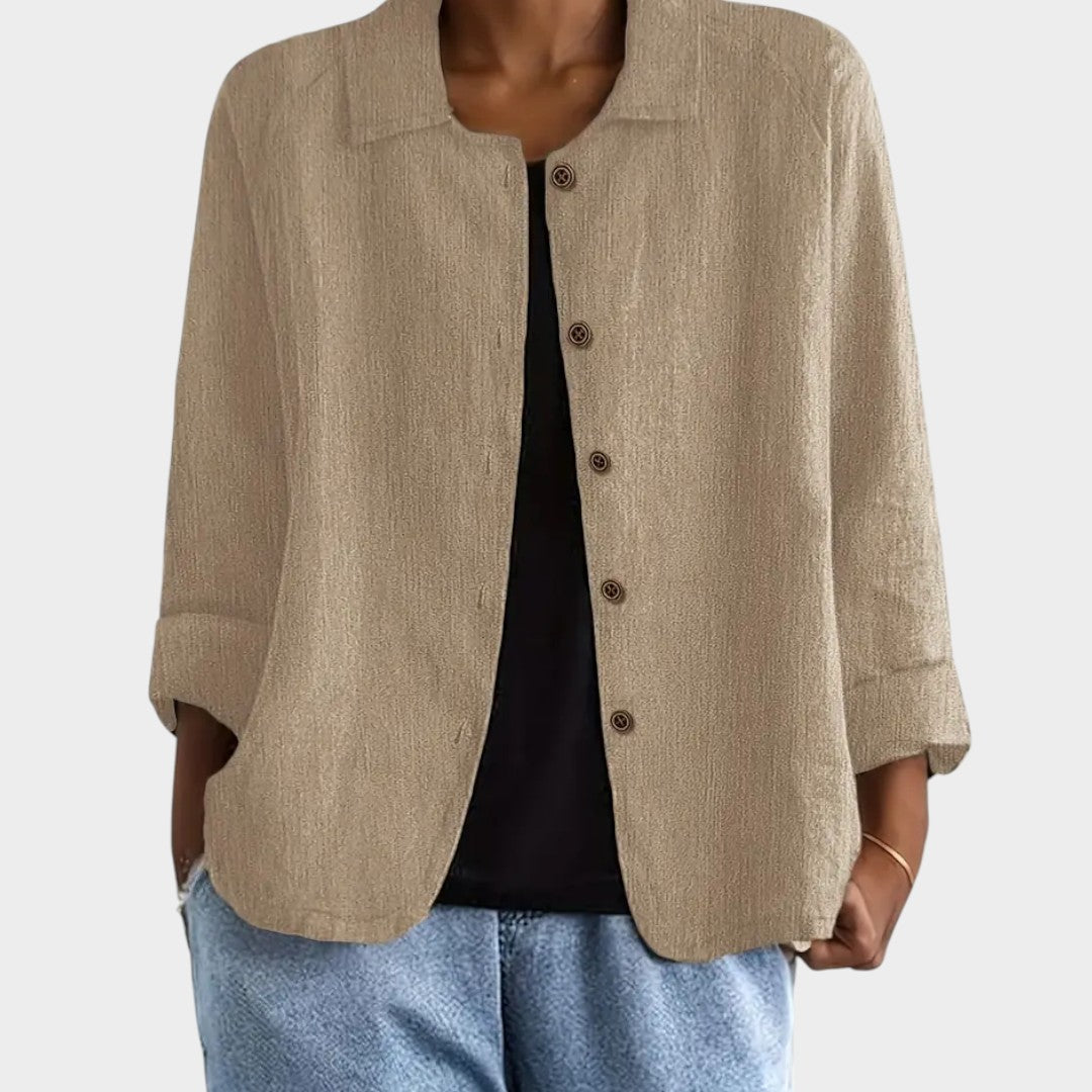 Adriana-Erica | Chaqueta de lino