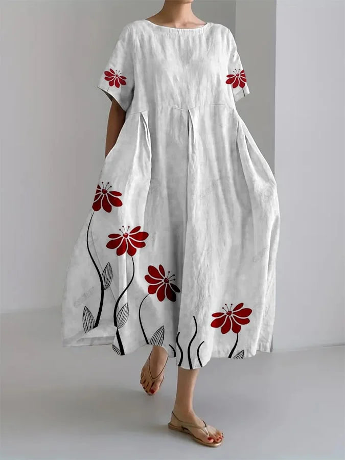 Juliana-Larissa | Vestido Amplio Floral