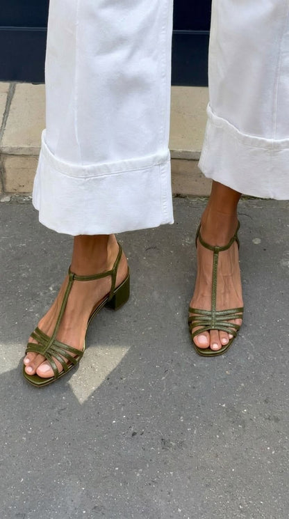 Ester | Sandalias de Tacón Bajo