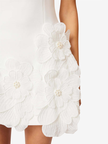 Adalia | Vestido Mini Elegante Sin Mangas con Recorte