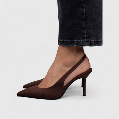 Leonor | Escarpín Slingback de Tacón Fino y Puntera Afilada