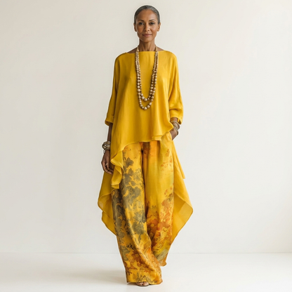 Carola | Conjunto de Túnica y Pantalón Floral