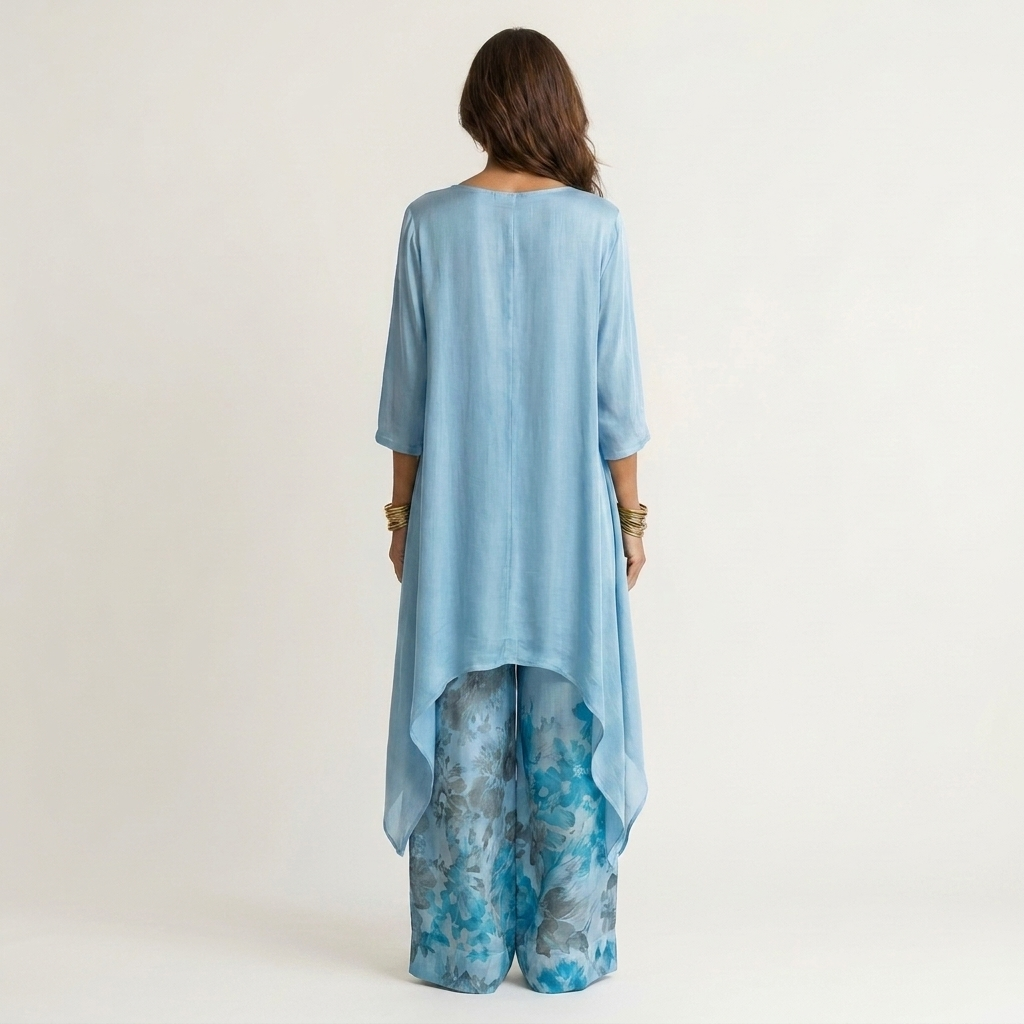 Carola | Conjunto de Túnica y Pantalón Floral