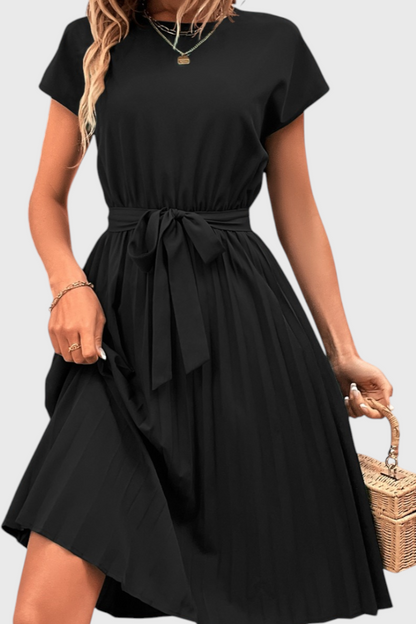 Luxie | Vestido Midi Elegante de Tejido Ligero y Corte Fluido
