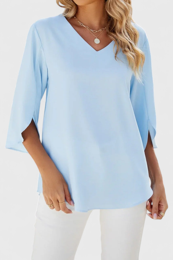 Maria-Kelly | Blusa Casual con Corte Suelto y Estilo Sofisticado