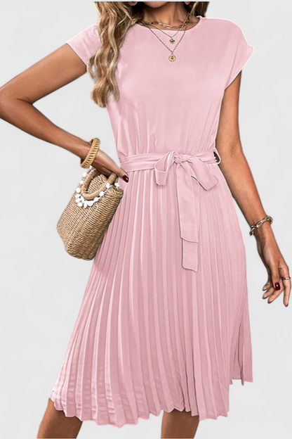Luxie | Vestido Midi Elegante de Tejido Ligero y Corte Fluido