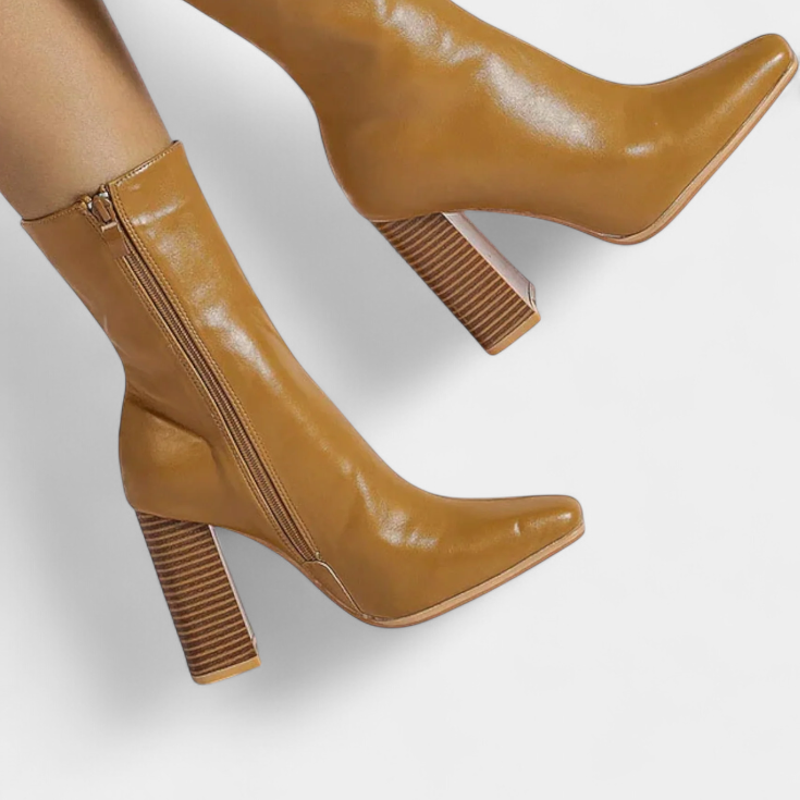 Linde | Botas de Pantorrilla Voluminosa