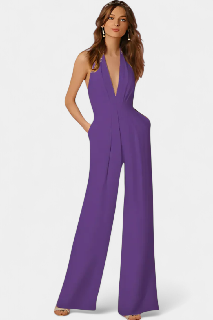 Arcelia | Mono de Pierna Ancha con Elegancia Ligera
