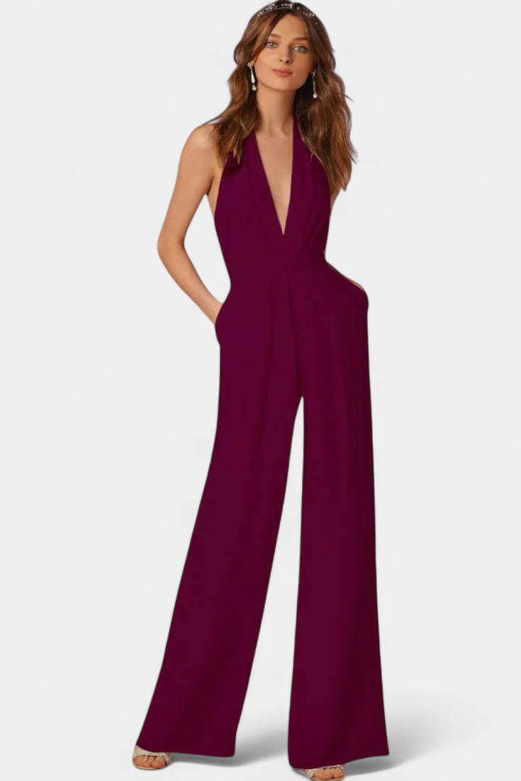 Arcelia | Mono de Pierna Ancha con Elegancia Ligera